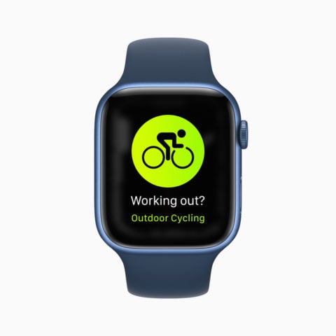 apple watch series 7 working out
